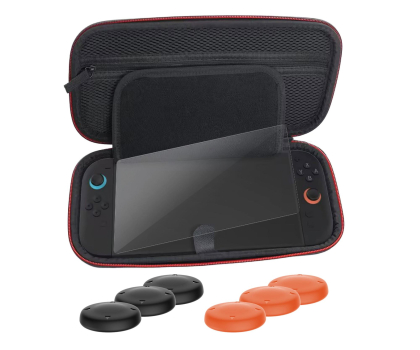 Akcesoria do konsol Zestaw FROGGIEX Etui Szkło Nakładki do Nintendo Switch 2 NS2-AK1-B